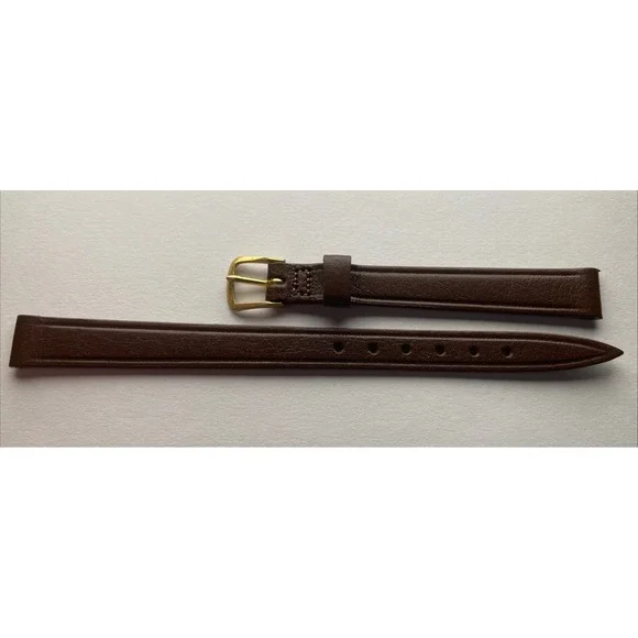 10mm Brown Selected Calf Skin‎ Watch band 2008-10R