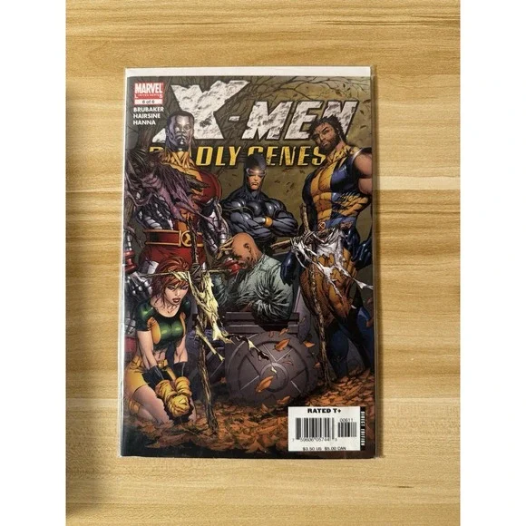 X-Men Deadly Genesis #6 of 6 Marvel Comics 2006 Brubaker‎ Hairsine Finale