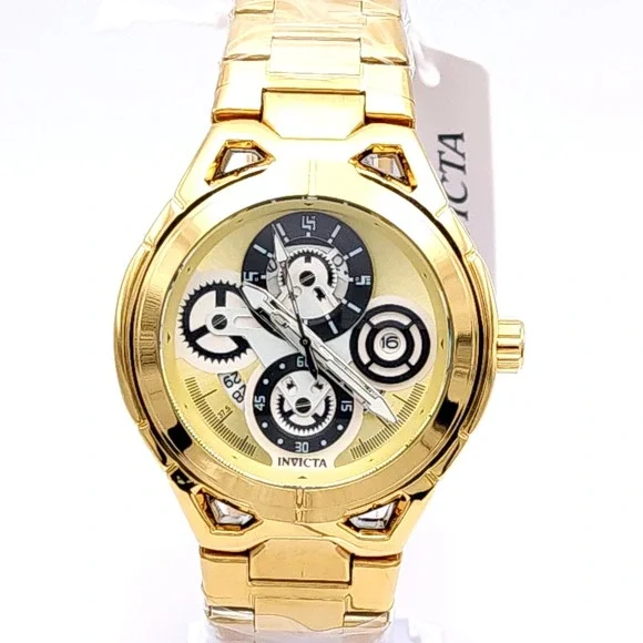 Invicta S1 Rally 79012 Gold Men's Watch NWT‎