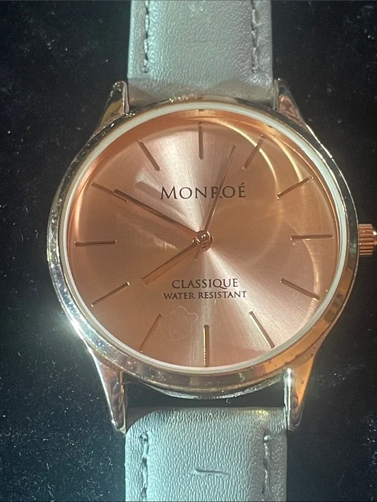 Monroe Men’s Watch by Maestro Sunburst Sole’rose