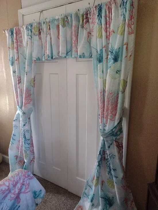 Sarasota 10-Piece Window  Valance, Panel Pair With Tiebacks By Barefoot Bungalow