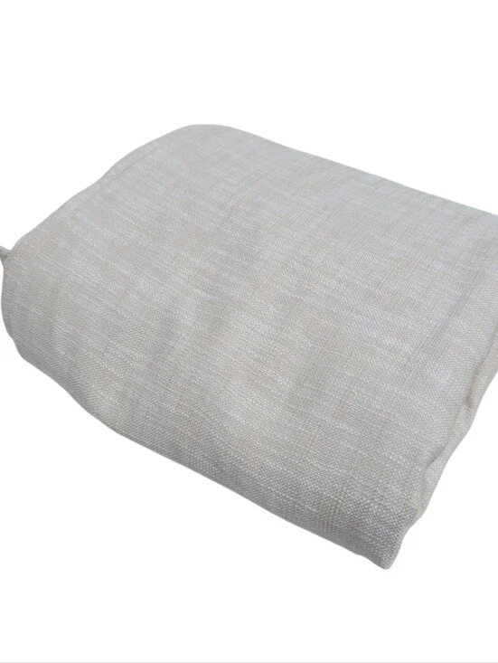 Quince 48x96 Ivory Textured Cotton Room Darkening 48