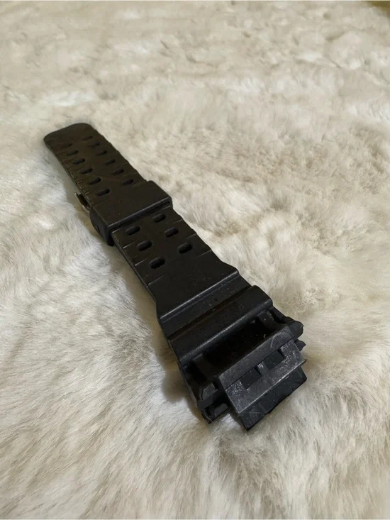 Replacement Black Rubber Watch Strap for Men G-Shock GA-100, GX-56