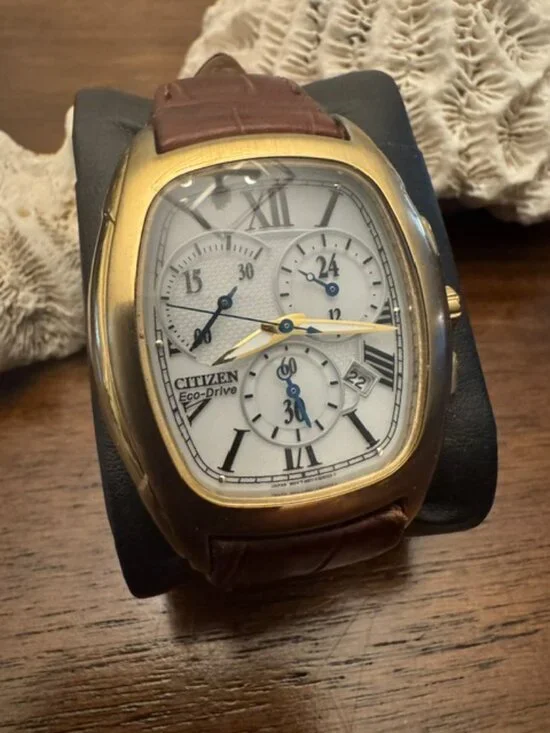 VINTAGE - Citizen Men's Eco-Drive Calibre Chrono - NEW BAND INCLUDED