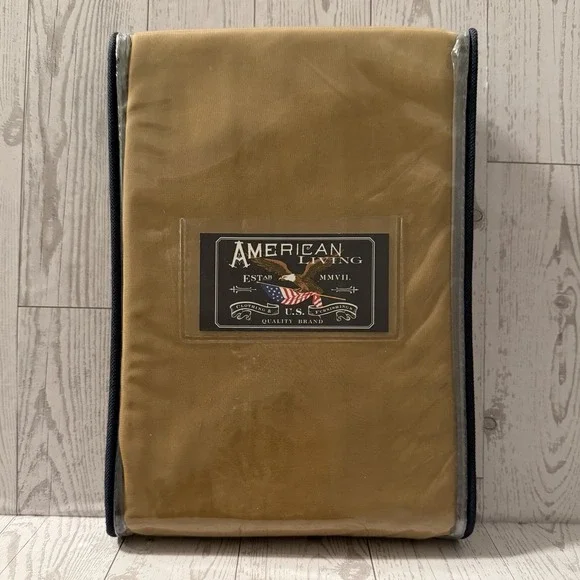 AMERICAN LIVING Gilt‎ Warm Brown Valance 
