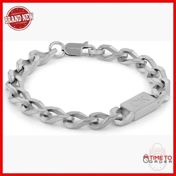 Stainless Steel Chain Bracelet with Lobster Clasp, One Size