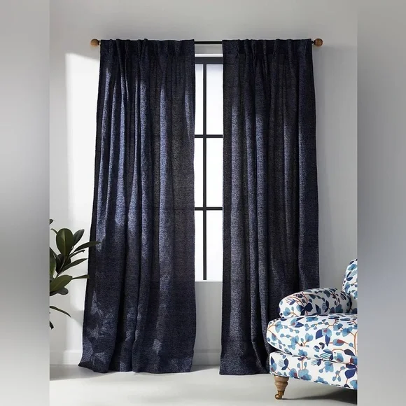 New Anthropologie Alaina Curtain 50 x 108 or 50 x 96
