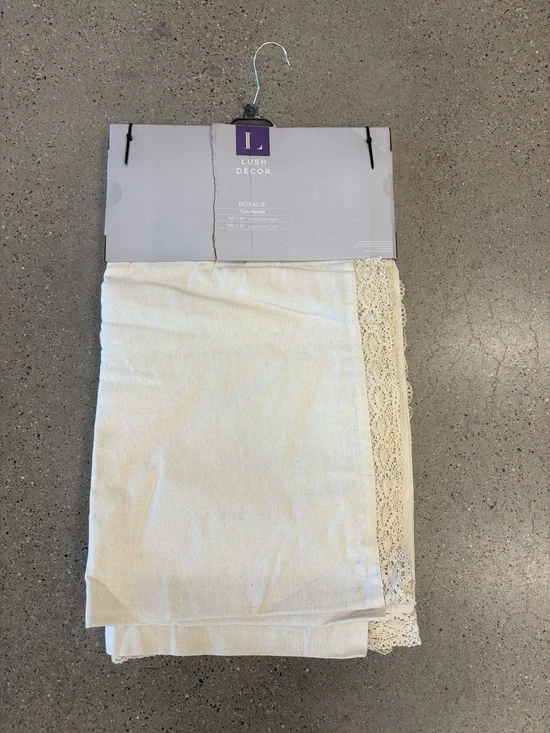 Curtain Panels in off white