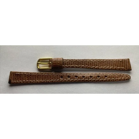 10mm Debeer Genuine Lizard‎ Watch Band Brown
