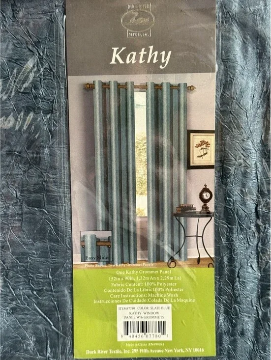 Duck River Textile One Kathy Rommel Panel Slate Blue