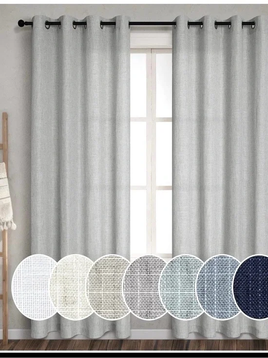 Gray  Curtains -