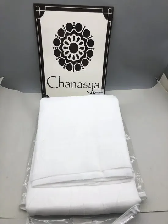 Chanasya Premium Waves Voile Sheer Curtains 2-Panel Curtain 52