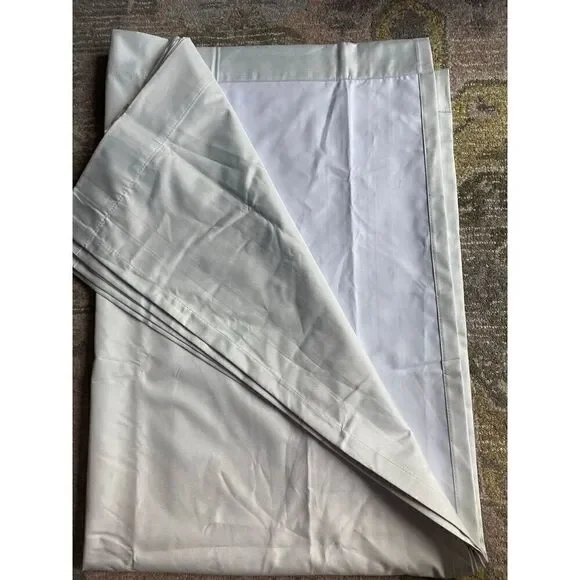Room Essentials White Blackout Curtain Panel Set