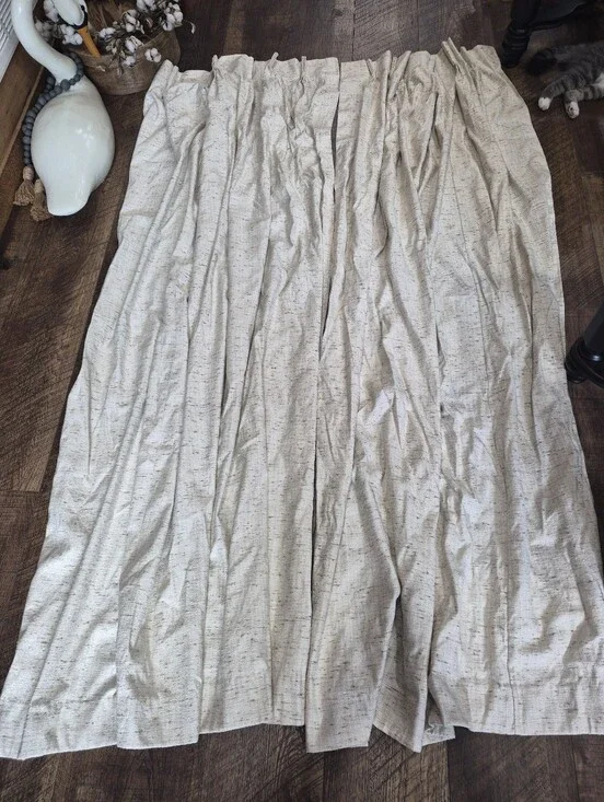 Vintage Cottagecore Curtains Drapes Panels 1970's Blackout Farmhouse Cottagecore