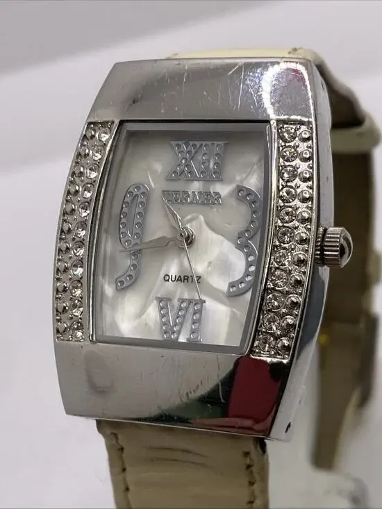 Vintage Terner Womens Rhinestone Watch New Battery