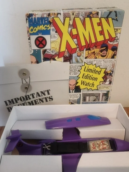 Marvel X-Men Limited Edition Watch in Airplane casing