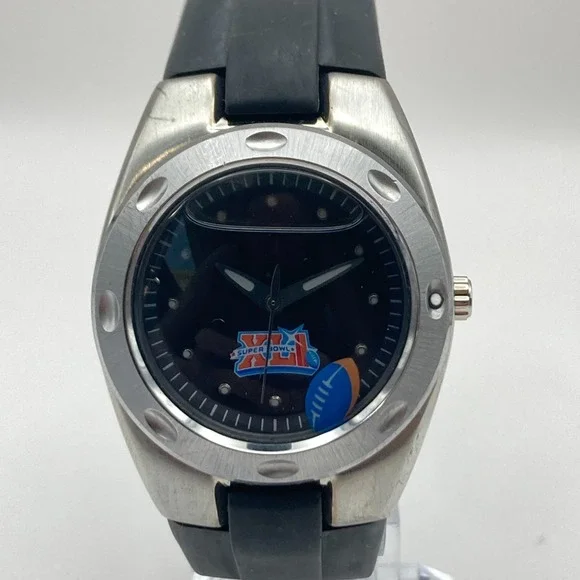 Fossil Super Bowl XLI Men's Watch NFL Colts Floating Football New Battery 2007