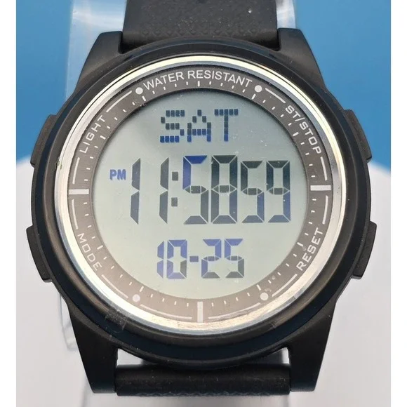 Beesay AW02 Men's Digital Watch Black New‎ #0266