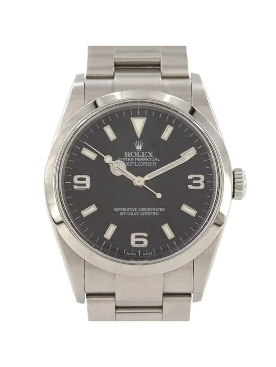 Rolex Explorer-I SS Automatic Winding Number Watch