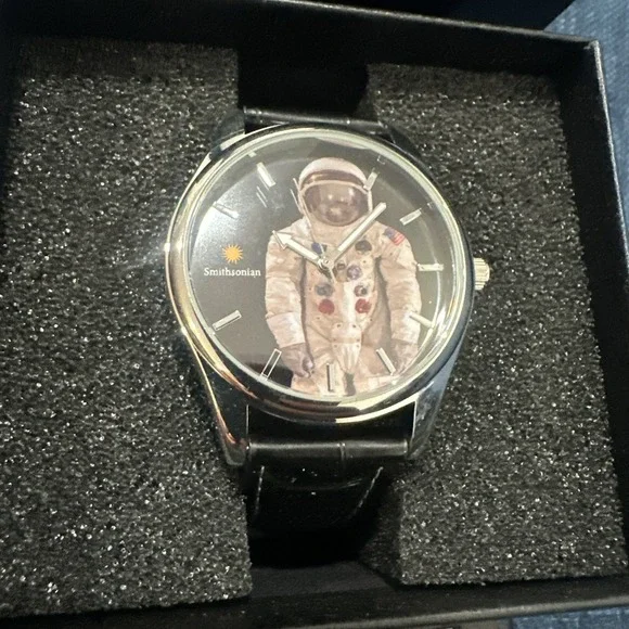 Game Time Smithsonian Apollo 11 Men's Watch Black New Purchased for $129