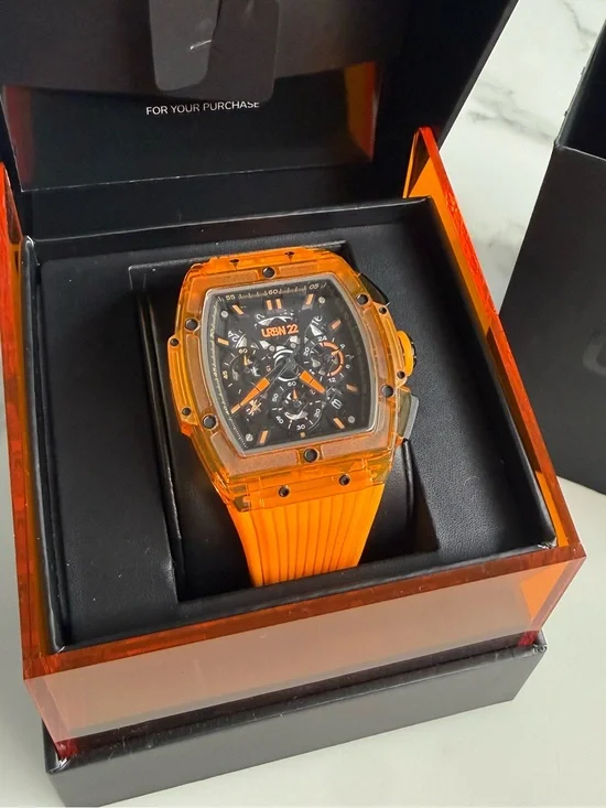 URBN 22 Nitro Blazing Orange Chronograph Watch