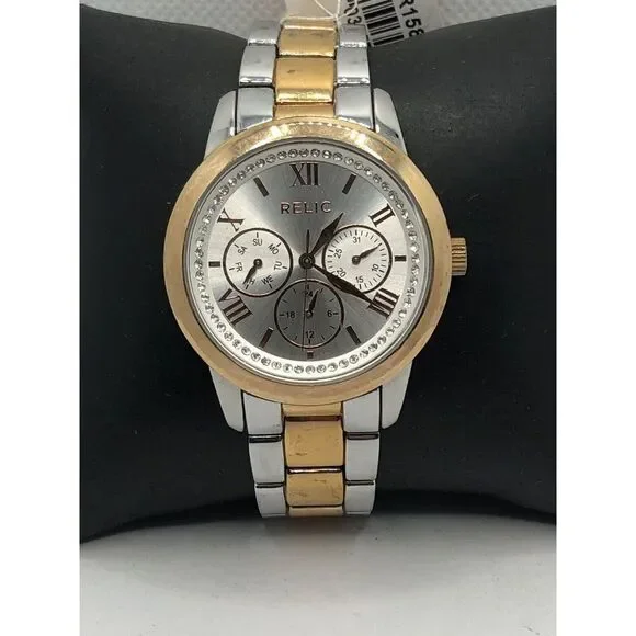 Relic ZR15828 Women's Two-Tone Stainless Steel Analog Dial Quartz Watch HK550
