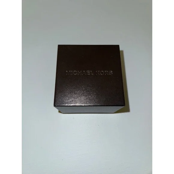 Michael Kors MK8290 Dylan Silver Tone Chronograph Men's Watch with Box & Links