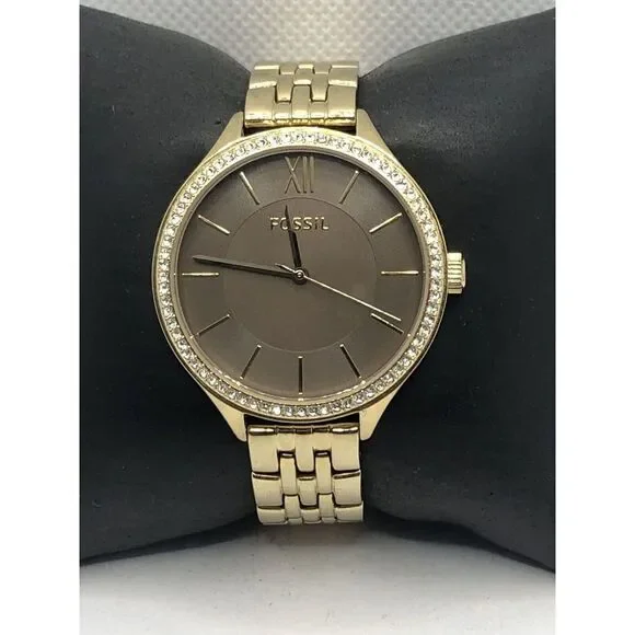 Fossil BQ3426 Women's Gold Stainless Steel Analog Dial Quartz Wrist Watch OP564