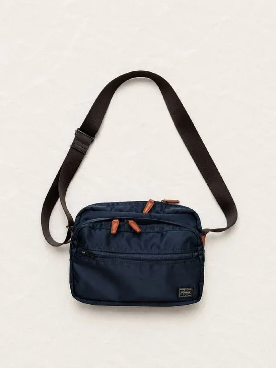 Porter Yoshida Tanker Navy Nylon Shoulder Bag