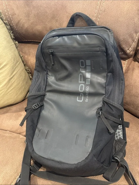 GoPro Seeker Action Camera Backpack Black Weather Resistant