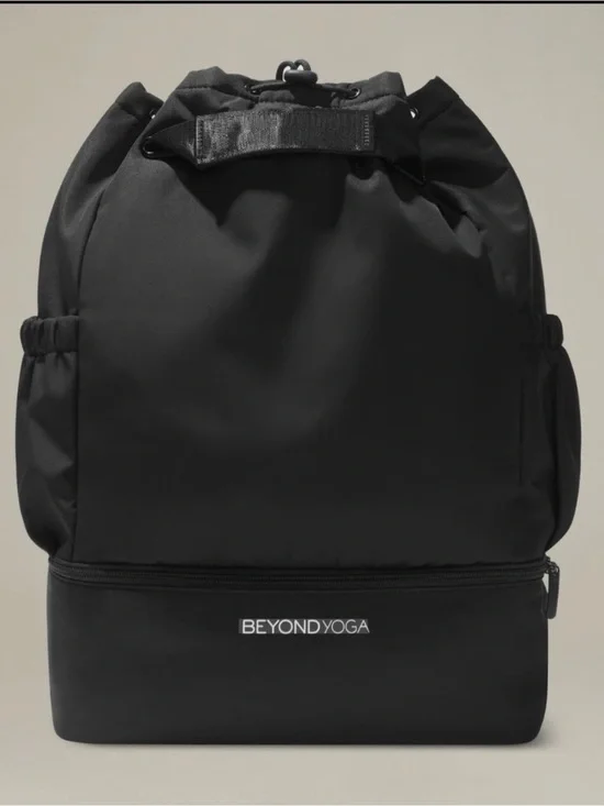 BEYOND YOGA Black Performance Backpack
