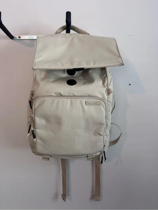 Brevite Cream Roll-Top Backpack — Men's Everyday Carry
