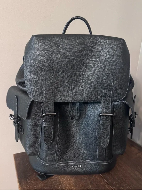 Hudson Backpack In Signature Leather