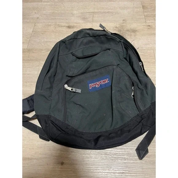 Jansport Classic Backpack School Travel‎ Everyday Gray Vtg 90s Y2K