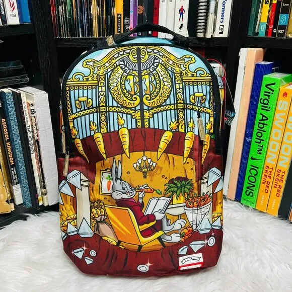 SPRAYGROUND LOONEY TUNES BUGS BUNNY ZADDY BACKPACK BOOK BAG