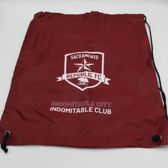 Sacramento Republic FC Indomitable City Club Drawstring Backpack Red & White