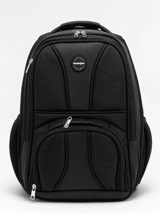 Kensington Contour Laptop Backpack Business Travel Computer Bag Black TSA Ready