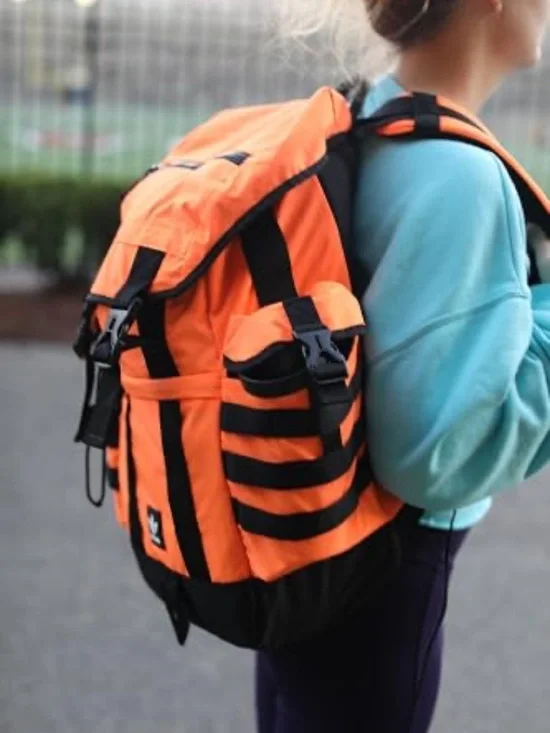 Adidas Originals Urban Utility Nylon Backpack in Orange