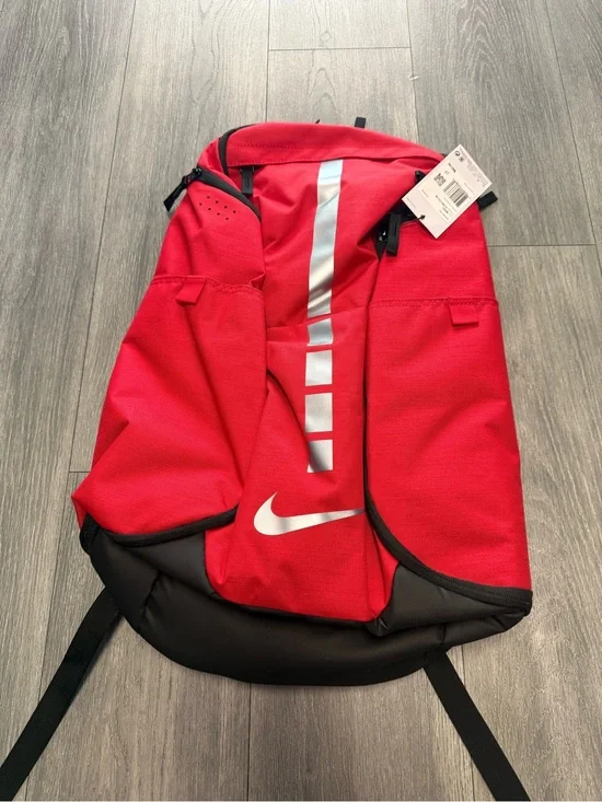 Nike Hoops Elite Pro Backpack Game Red Black Silver Basketball BA5554-657 38L
