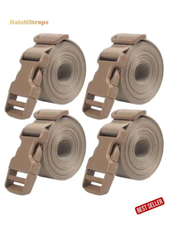24in Molle Backpack Strap with Buckle Luggage Compression Straps