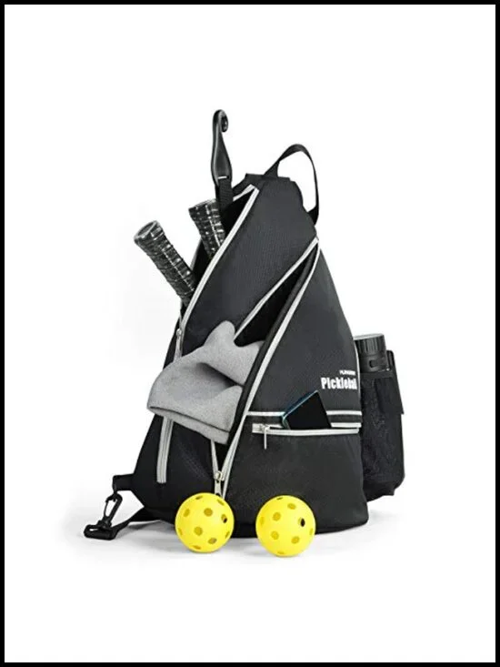 Pickleball Bag with Fence Hook, Large Capacity, Safety Pocket | Water-Resistant