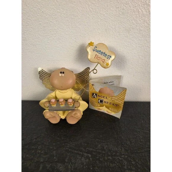 Angel Cheeks Sweetest Nana Figurine #37664 Kirk's Kritters Russ