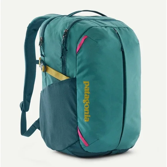 Patagonia Refugio Daypack 26L Blue Green Backpack Hiking School Bag 47913