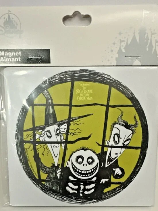 Disney-Lock Shock Barrel-Nightmare Before Christmas-Car/Frig Magnet-NEW
