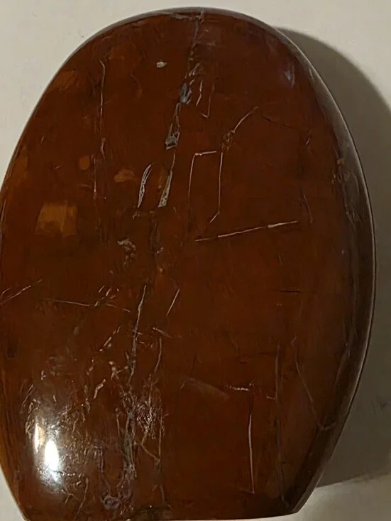 Red Jasper Polished Stone. In Great Condition.