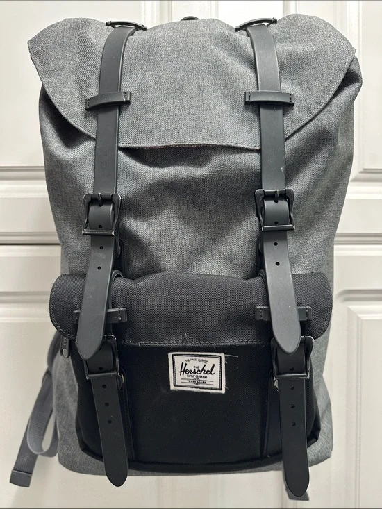 Herschel Supply Company Two-Tone Gray and Black Backpack