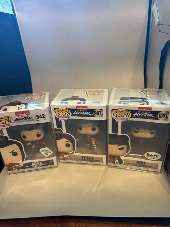 Funko Pop! Animation Avatar: The Last Airbender Azula #542, Ty Lee #997, and Mai