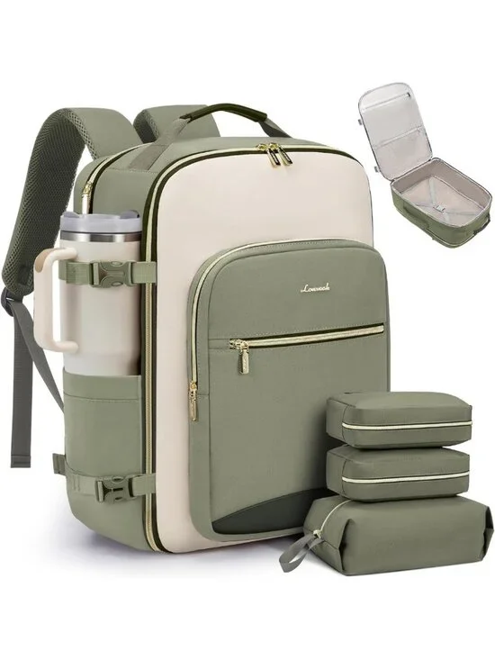 Versatile 40L Travel Backpack for Men & Women, Airline Approved, Waterproof