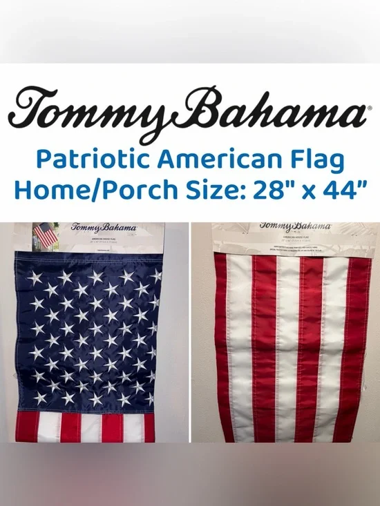 Tommy Bahama - American house Flag  Size: 28