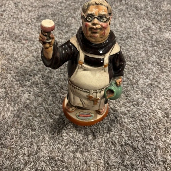 Vintage Ceramic Decanter Figurine with Apron